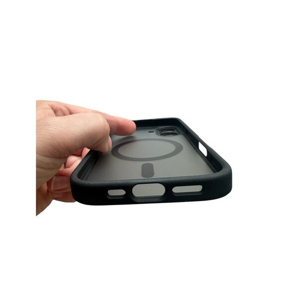 TOCOL Iphone 16 Black Magnetic Black Magsafe Compatible Case Matte Translucent - Picture 12 of 12